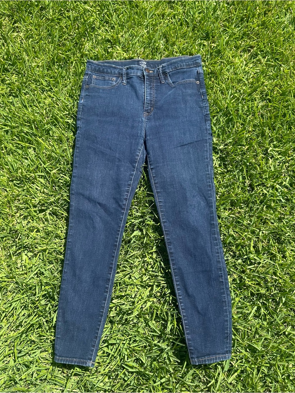 J. Crew High-Rise Dark Blue High Rise Skinny Jeans Size 30
